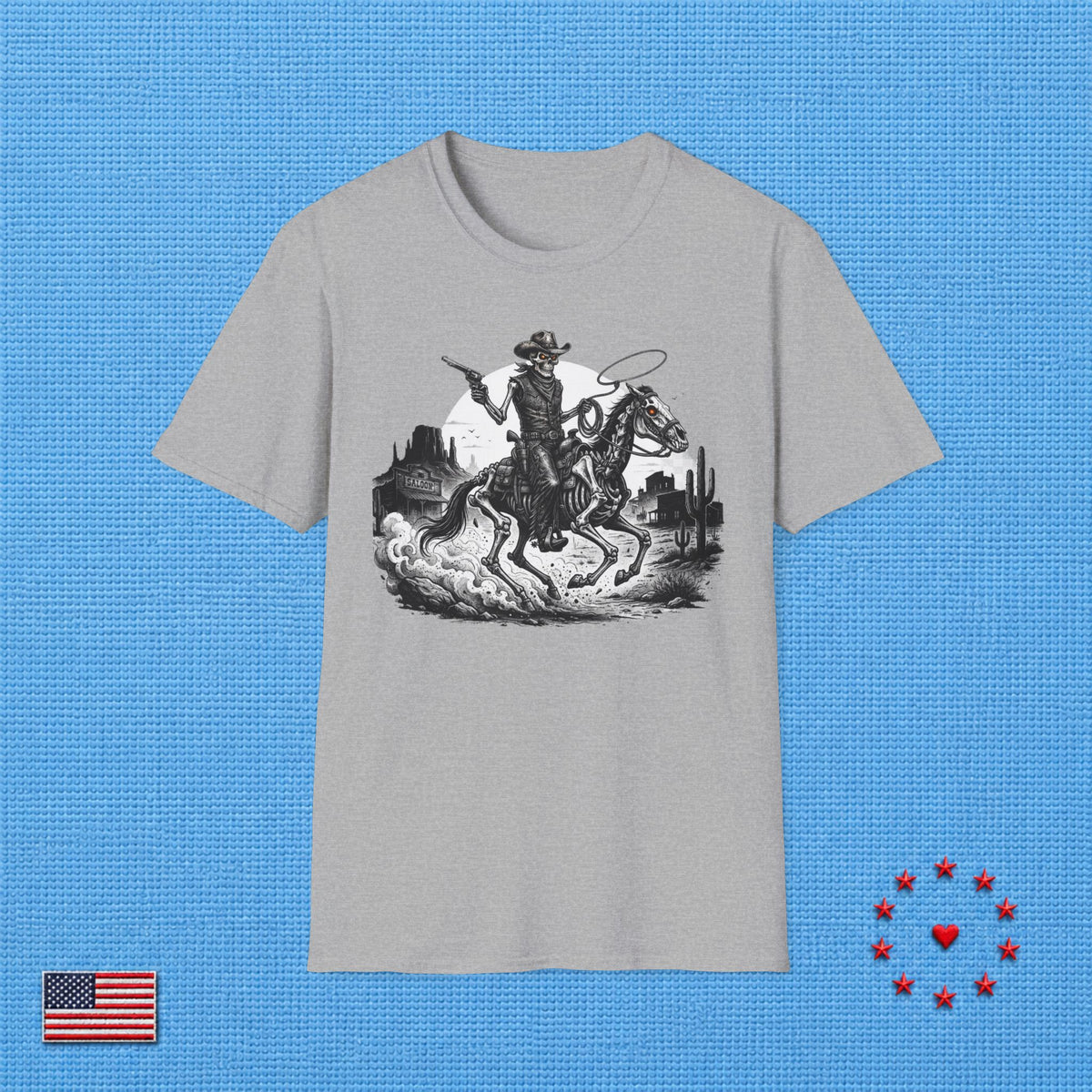 COWBOY SKELETON T‑Shirt