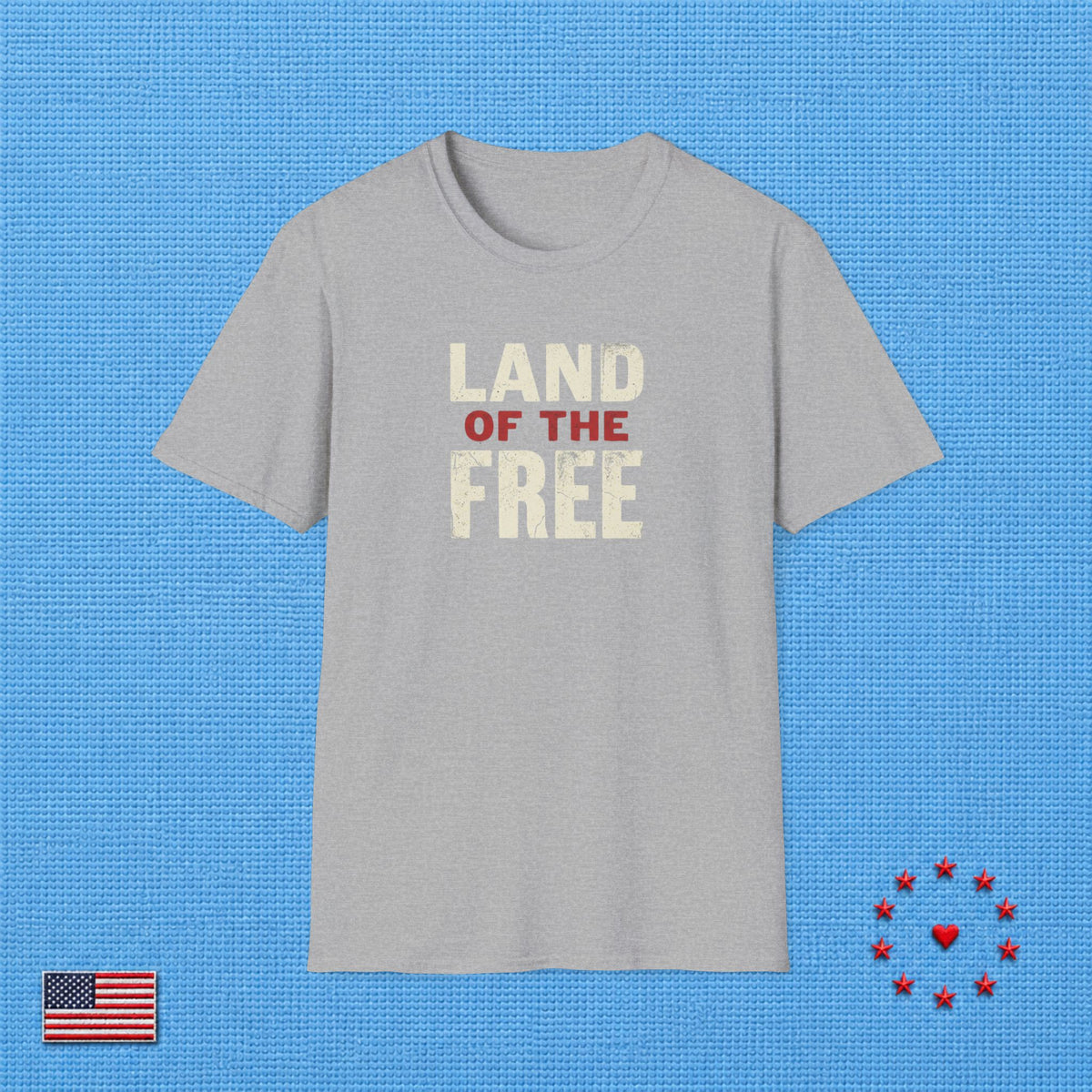 LAND OF THE FREE B T‑Shirt