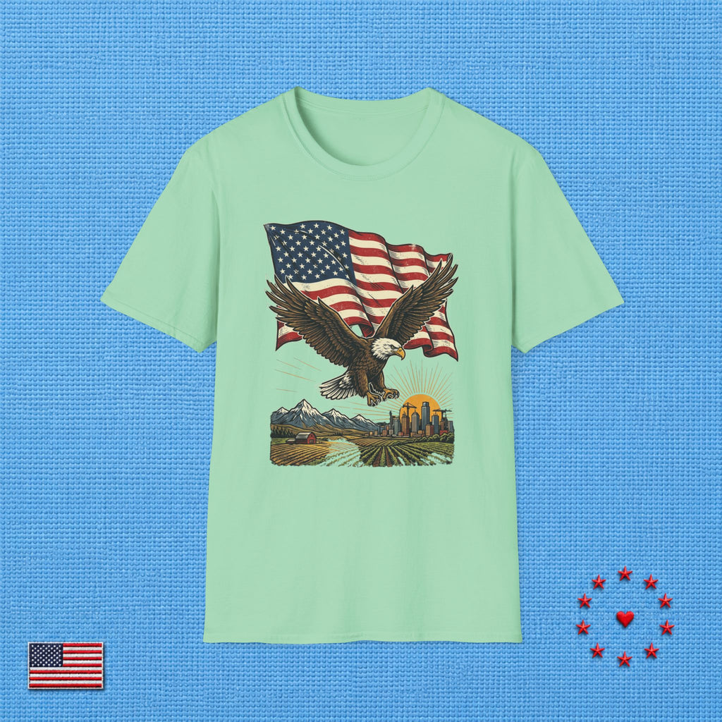 AMERICAN DREAM EAGLE FLAG T‑Shirt