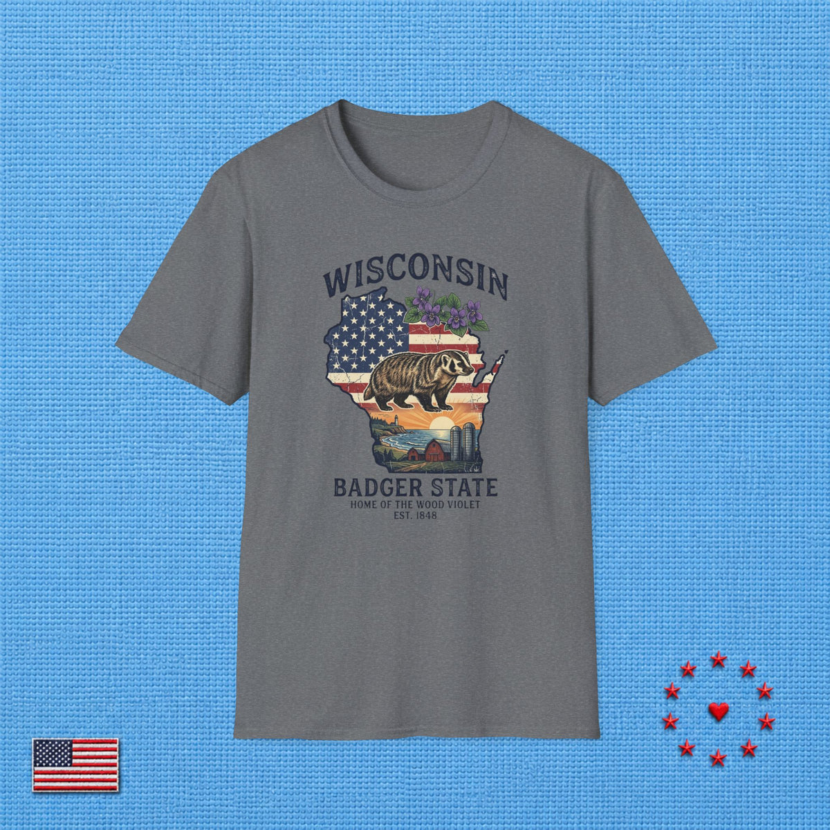 WISCONSIN T‑Shirt