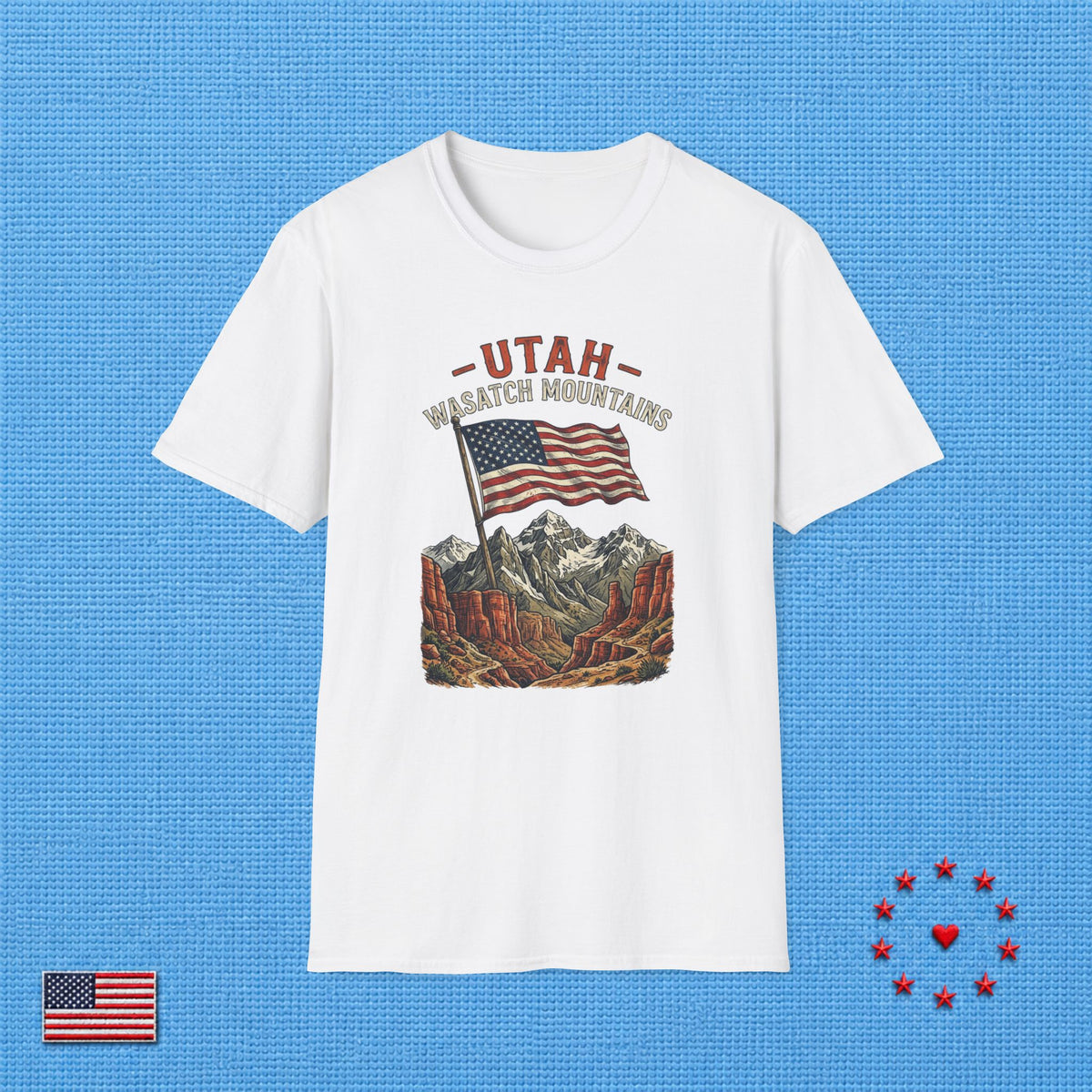 WASATCH MOUNTAINS UTAH T‑Shirt