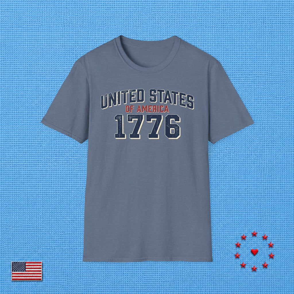 UNITED STATES OF AMERICA 1776 B T‑Shirt
