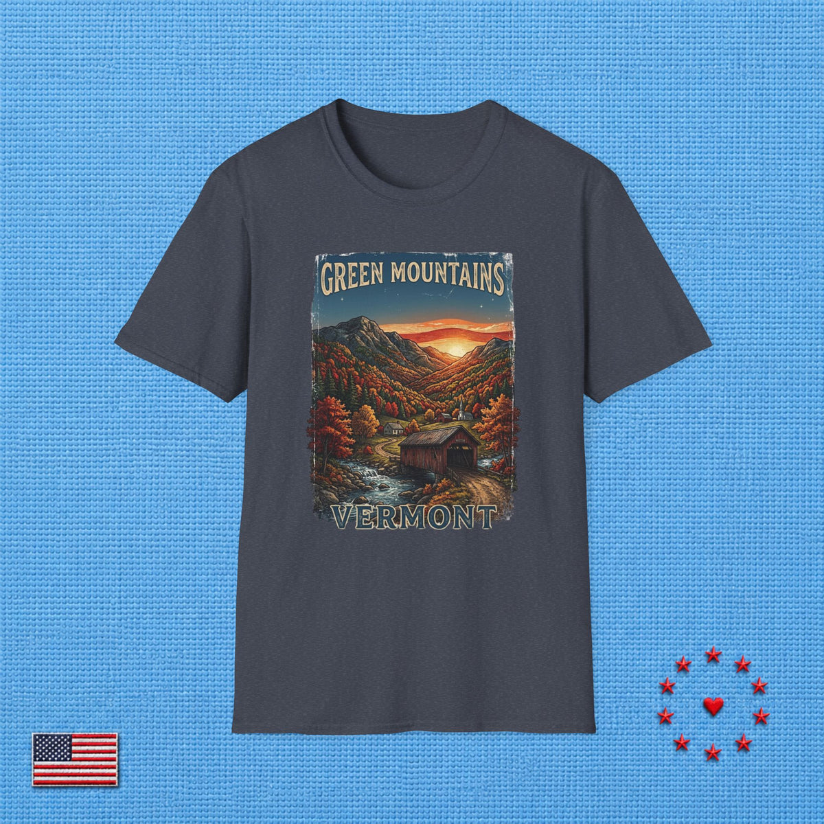 GREEN MOUNTAINS VERMONT T‑Shirt