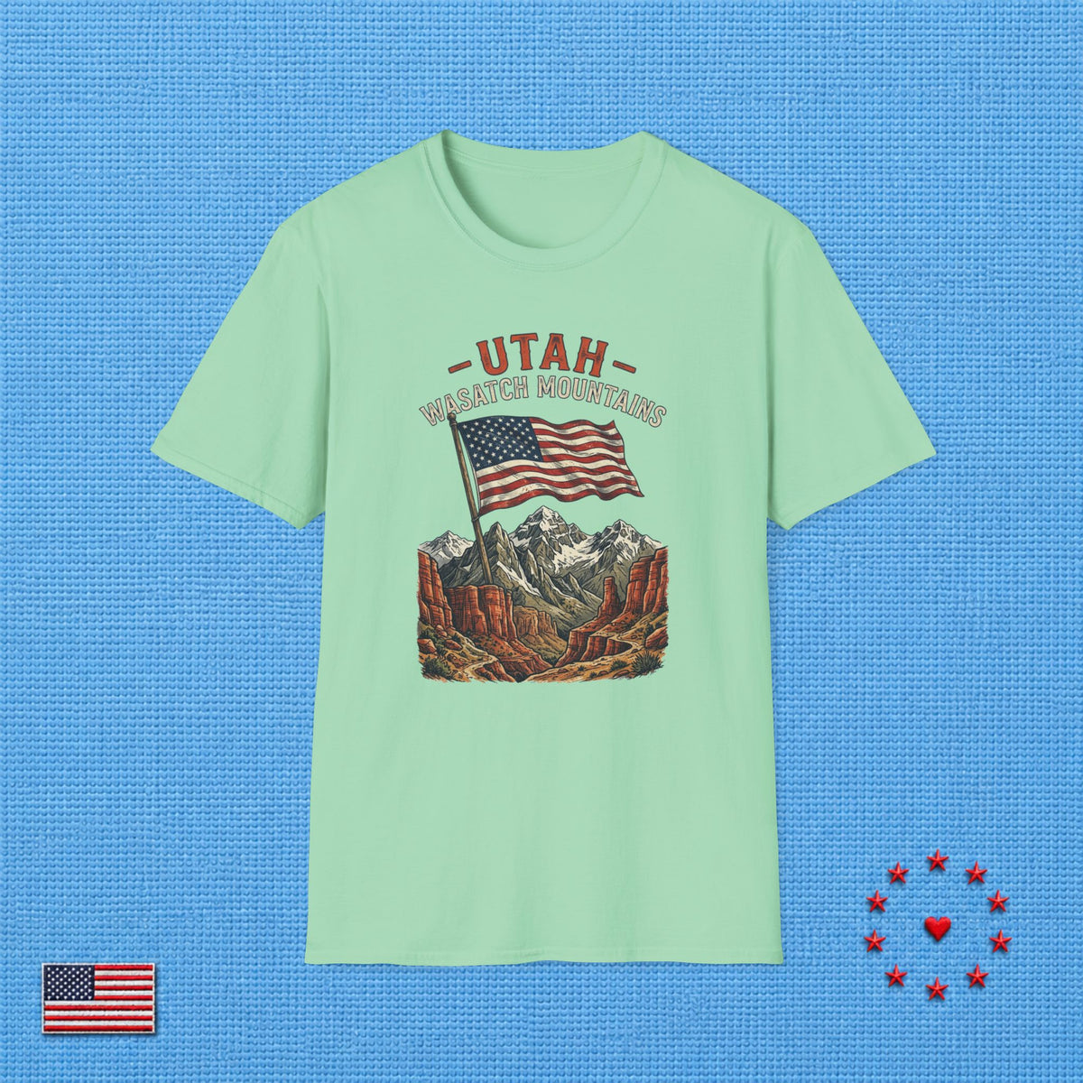 WASATCH MOUNTAINS UTAH T‑Shirt