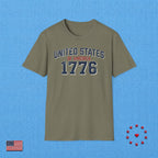 UNITED STATES OF AMERICA 1776 B T‑Shirt