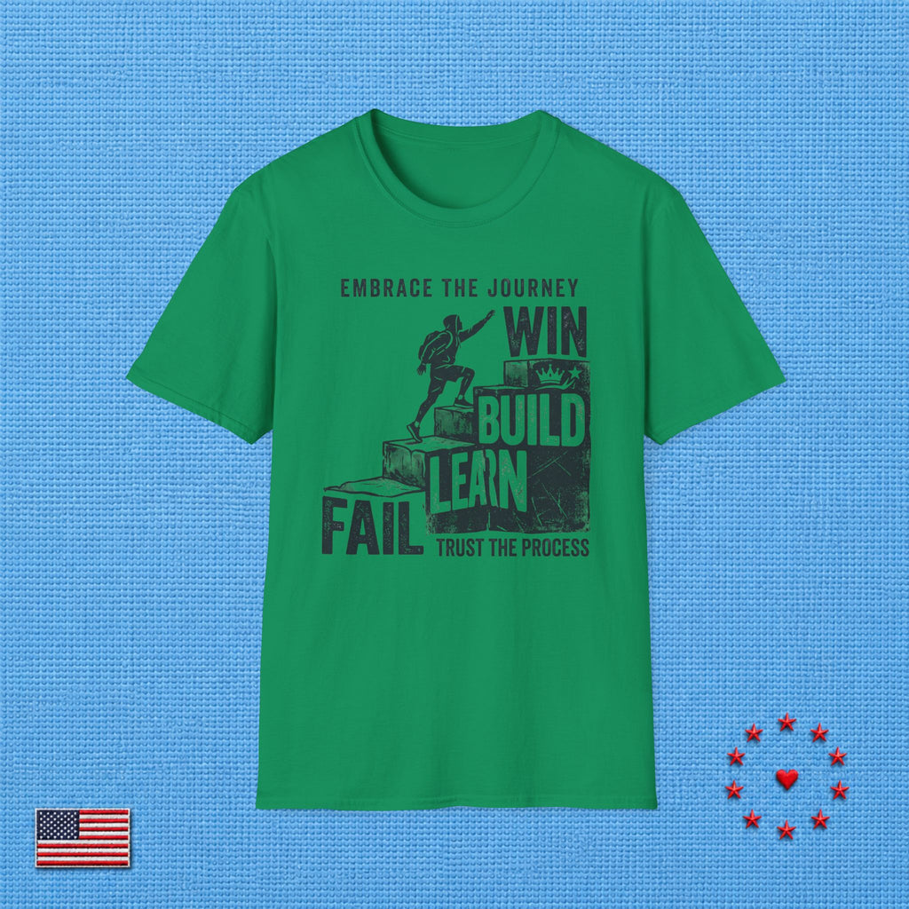 FAIL LEARN BUILD WIN T‑Shirt
