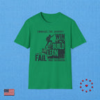FAIL LEARN BUILD WIN T‑Shirt