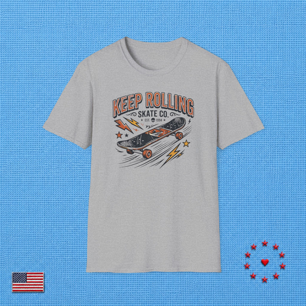 KEEP ROLLING T‑Shirt