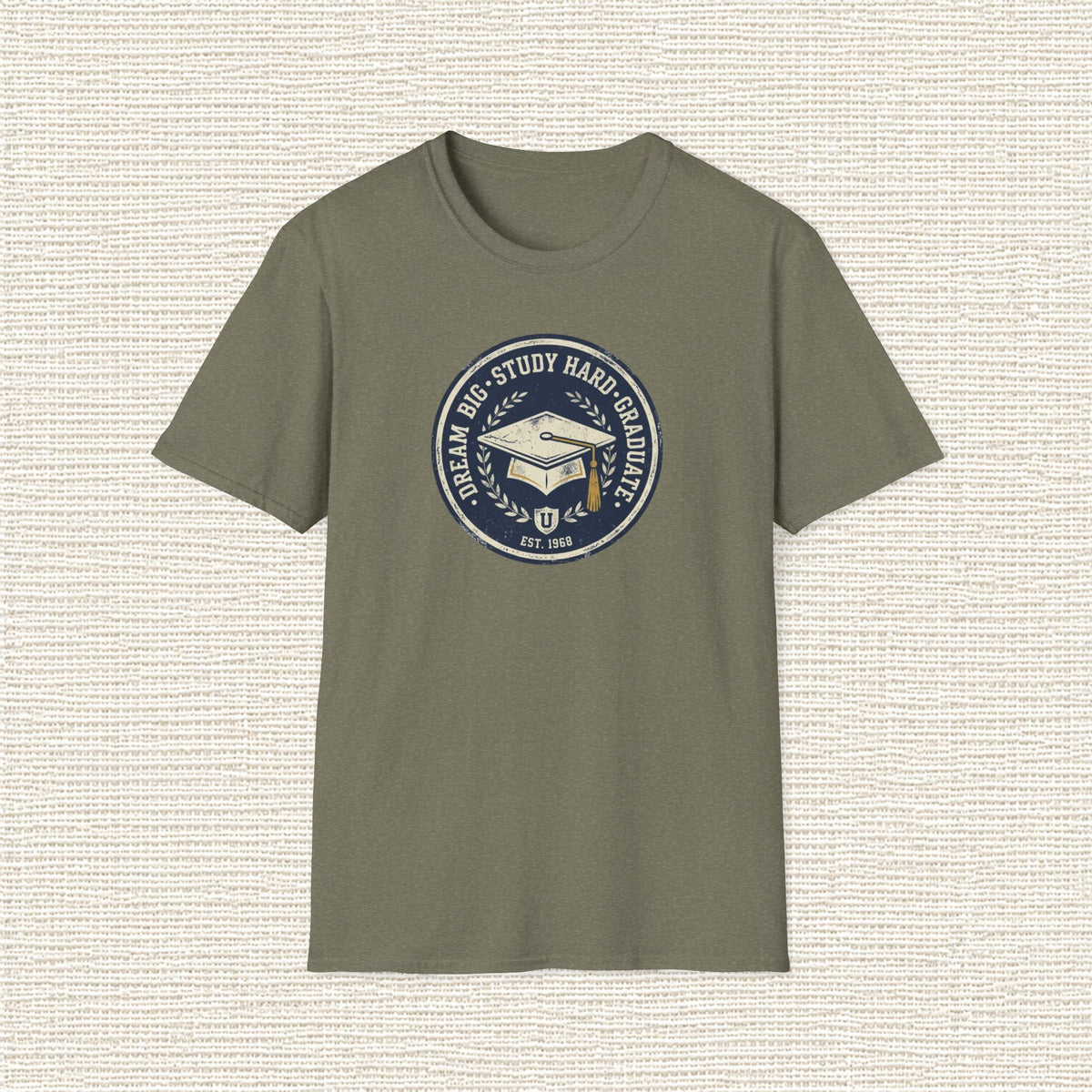 DREAM BIG STUDY HARD GRADUATE T‑Shirt