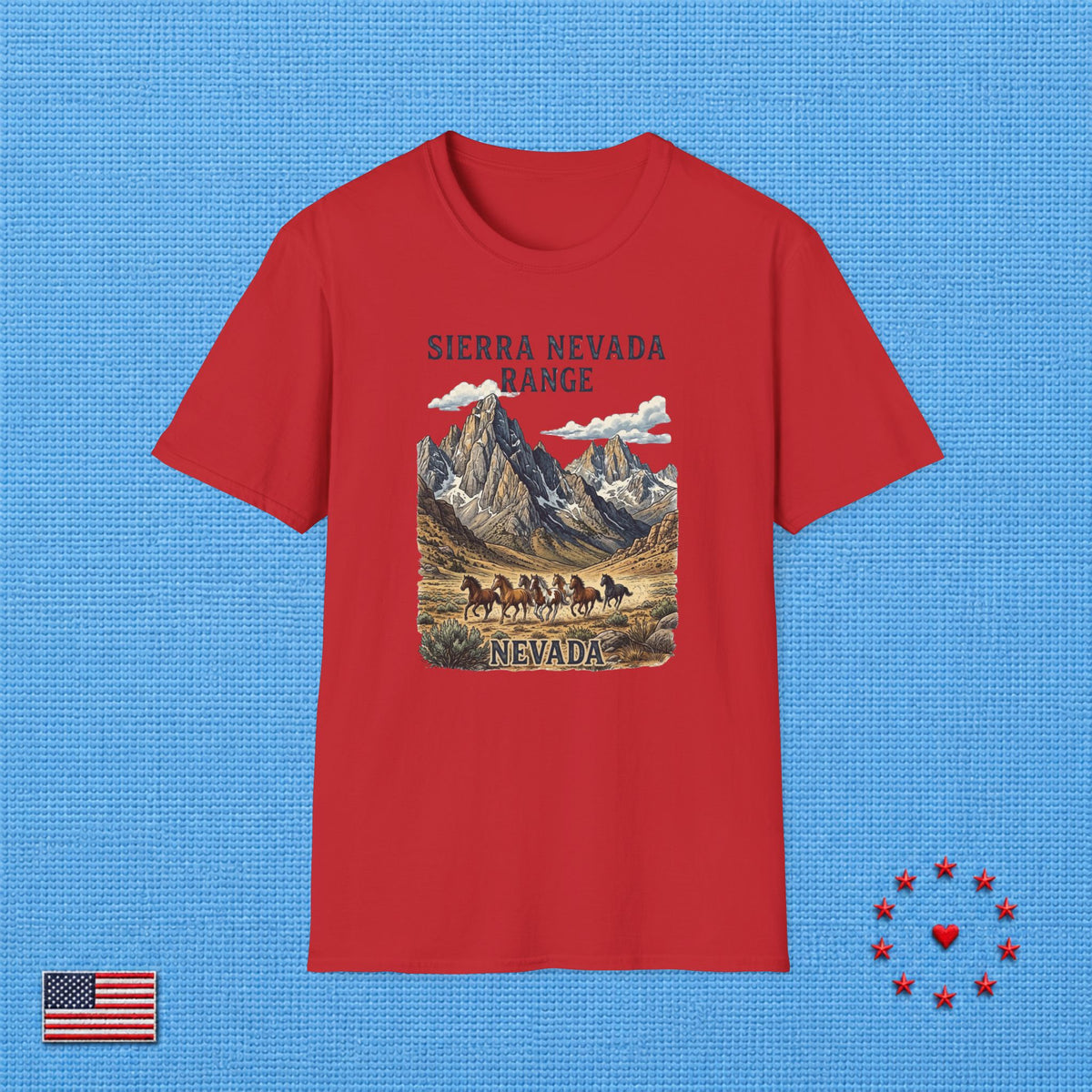 SIERRA NEVADA RANGE NEVADA T‑Shirt