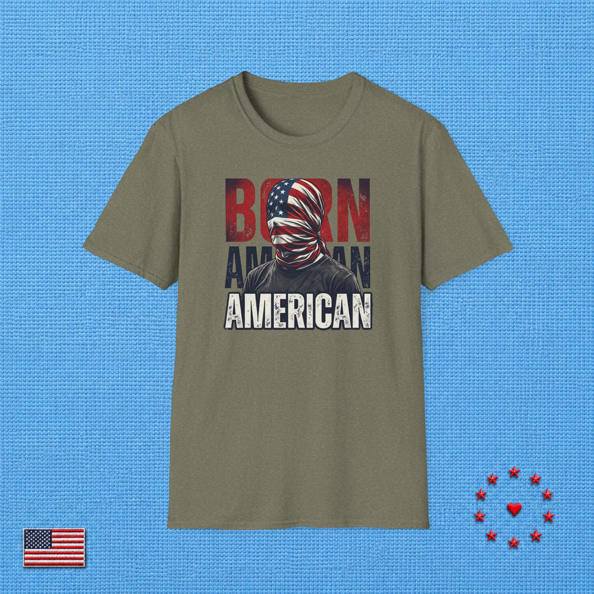 BORN AMERICAN T‑Shirt
