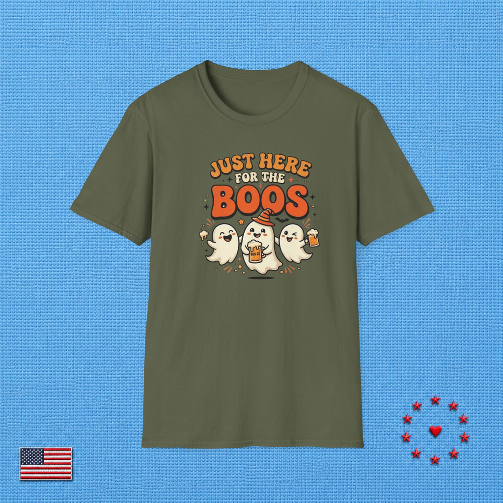 JUST HERE FOR THE BOOS T‑Shirt