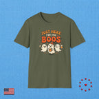 JUST HERE FOR THE BOOS T‑Shirt