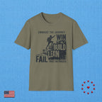 FAIL LEARN BUILD WIN T‑Shirt