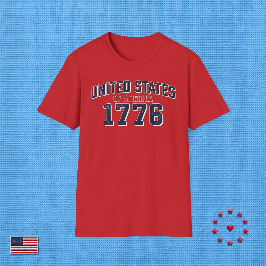 UNITED STATES OF AMERICA 1776 B T‑Shirt