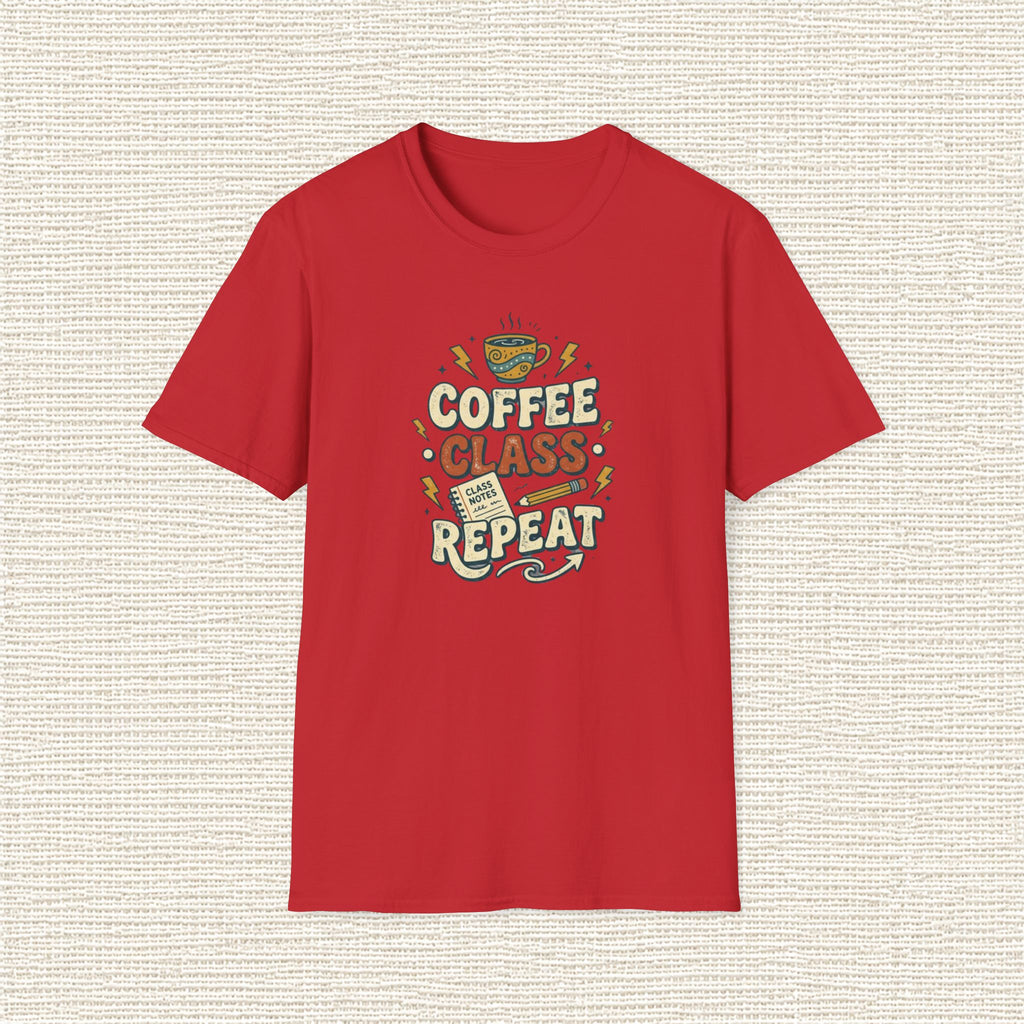 COFFEE CLASS REPEAT T‑Shirt