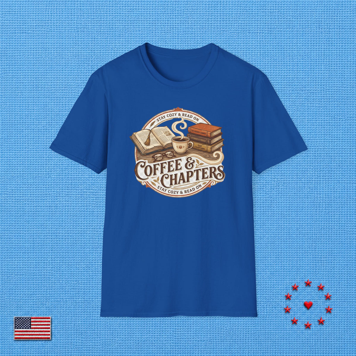 COFFEE & CHAPTERS T‑Shirt