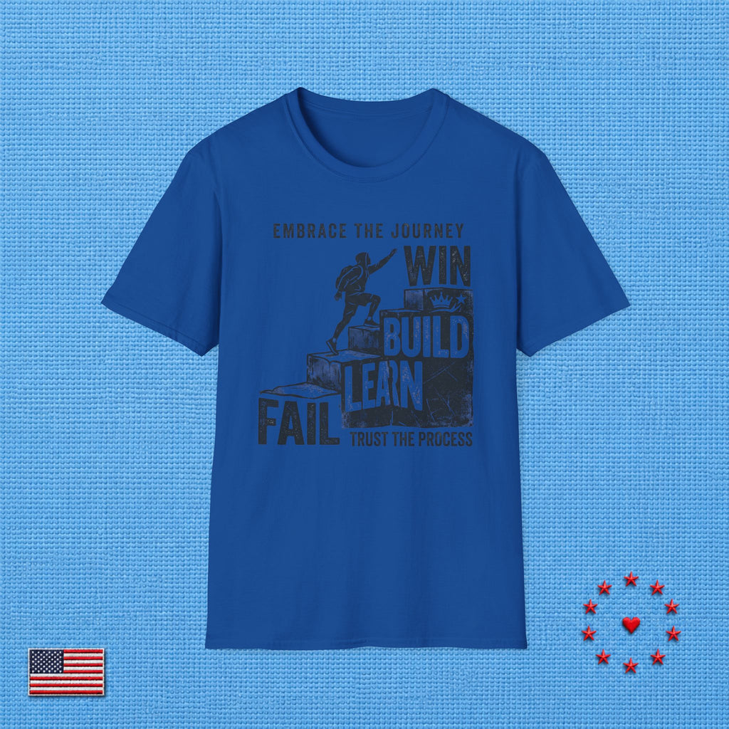 FAIL LEARN BUILD WIN T‑Shirt
