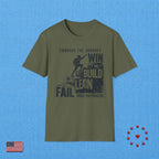 FAIL LEARN BUILD WIN T‑Shirt