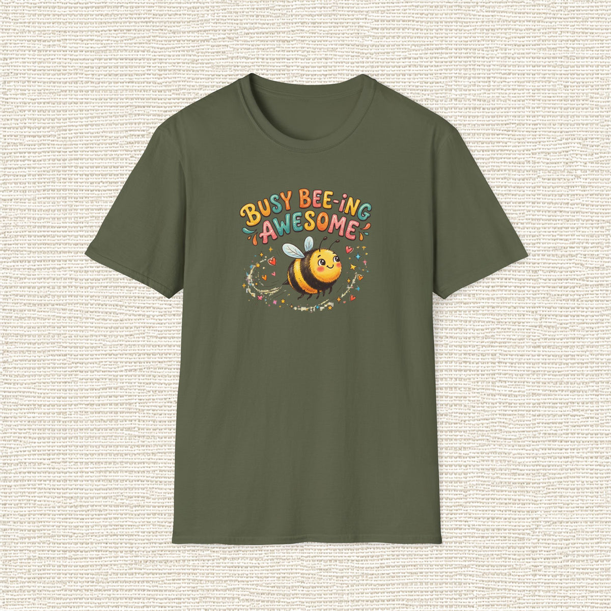BUSY BEEING AWESOME T‑Shirt