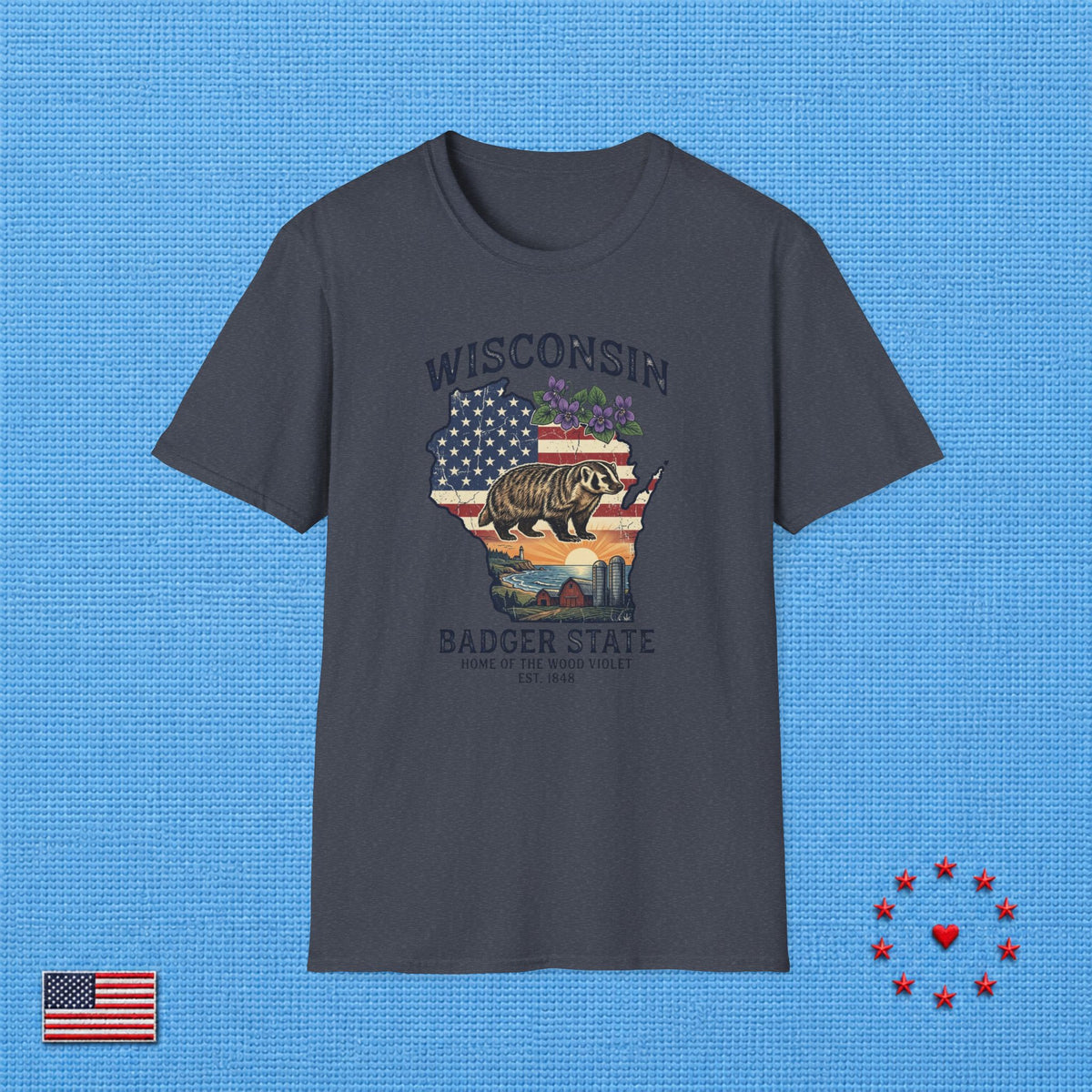 WISCONSIN T‑Shirt