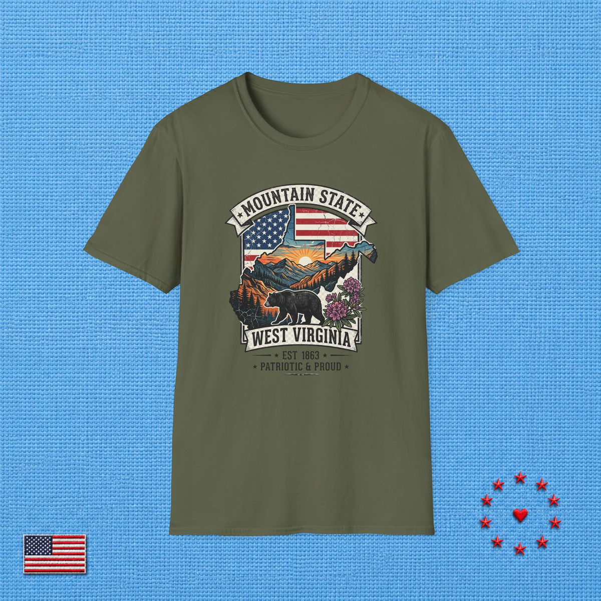 WEST VIRGINIA T‑Shirt