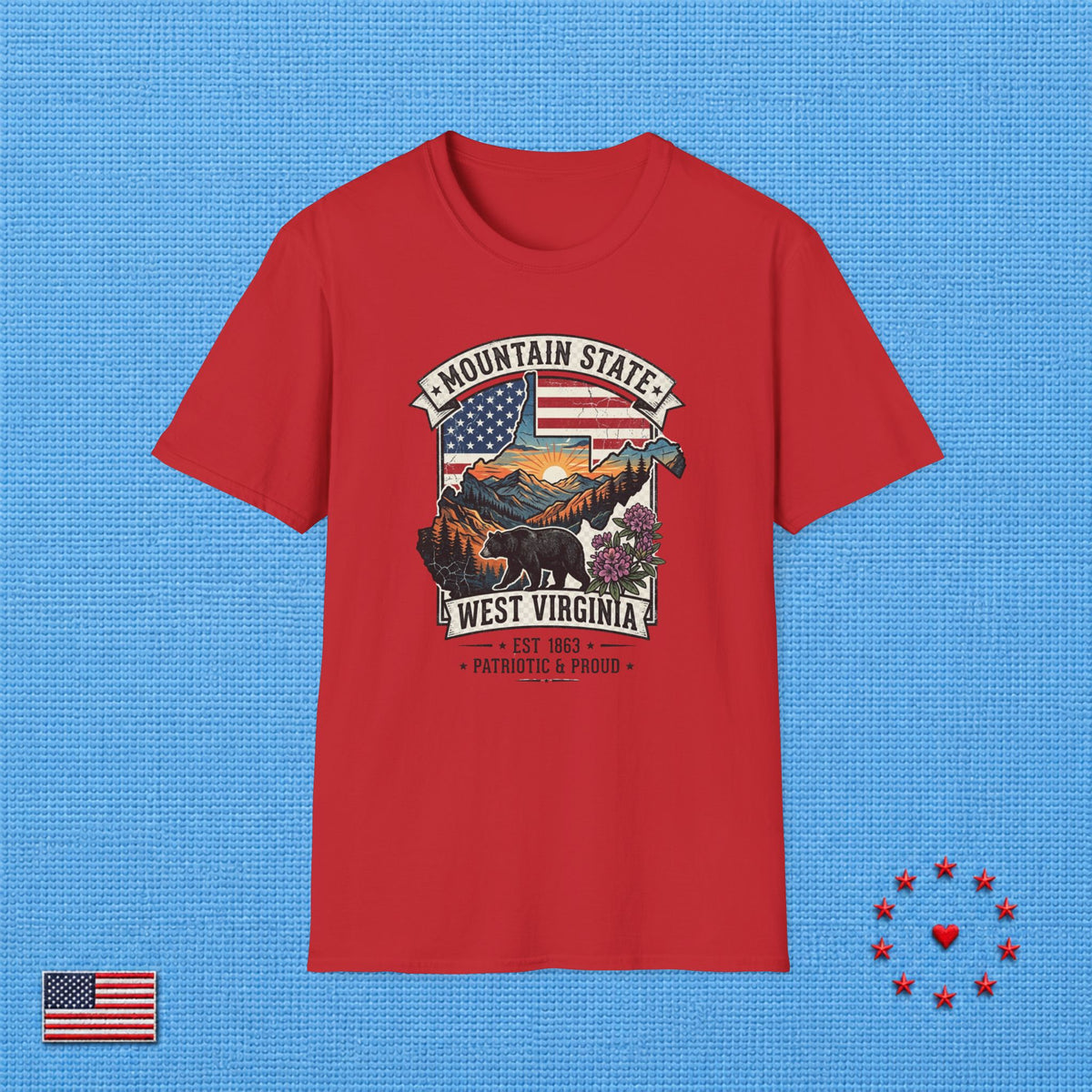 WEST VIRGINIA T‑Shirt