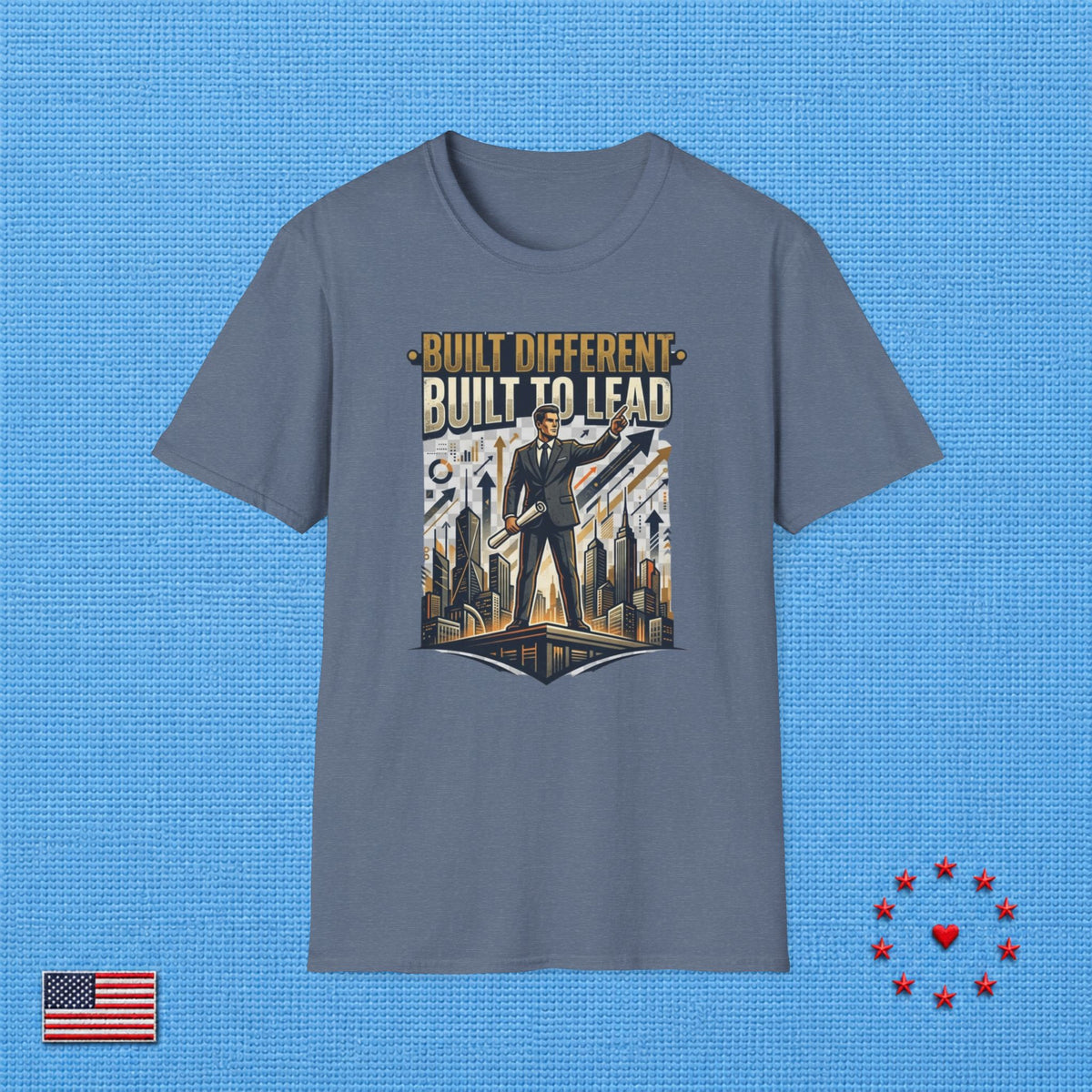 BUILT DIFFERENT BUILT TO LEAD ET T‑Shirt