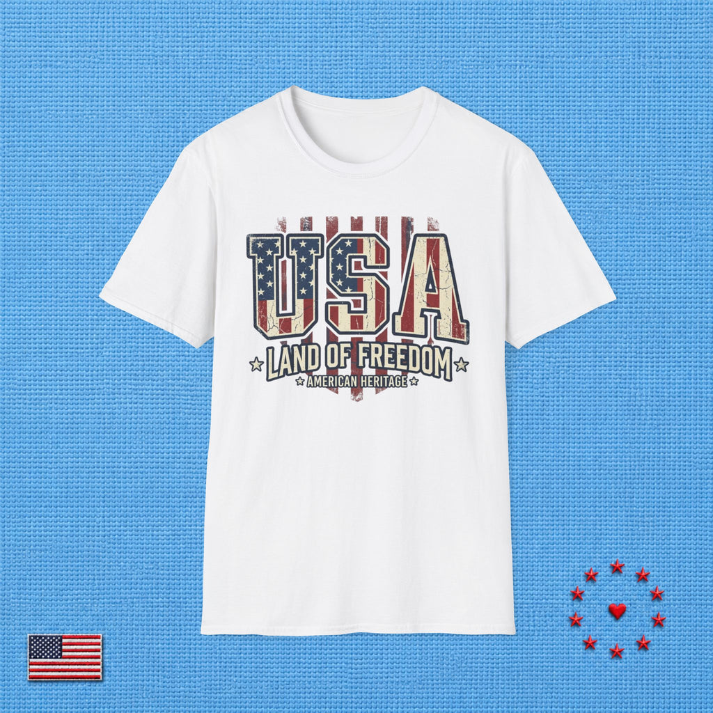 USA LAND OF FREEDOM A T‑Shirt
