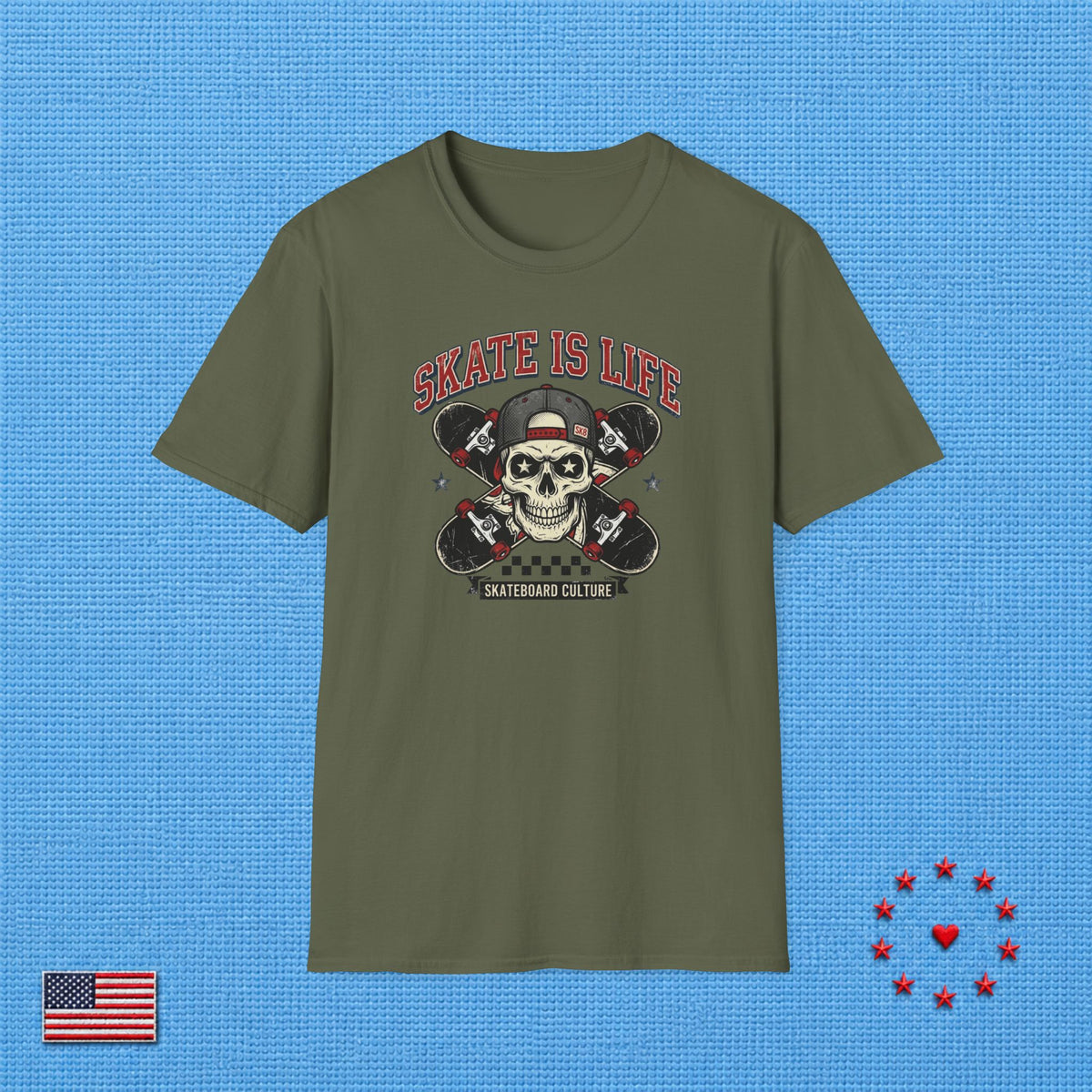 SKATE IS LIFE T‑Shirt