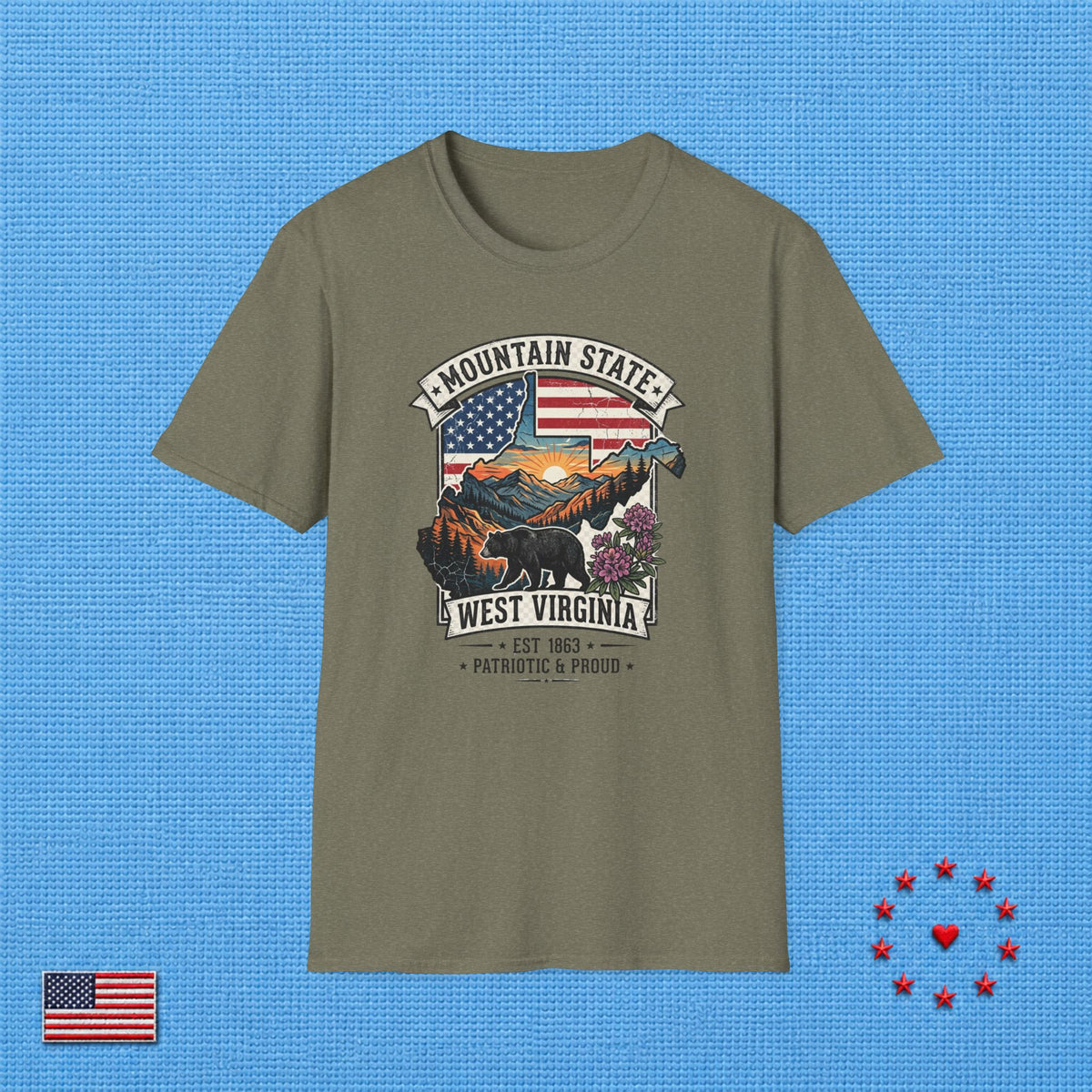 WEST VIRGINIA T‑Shirt