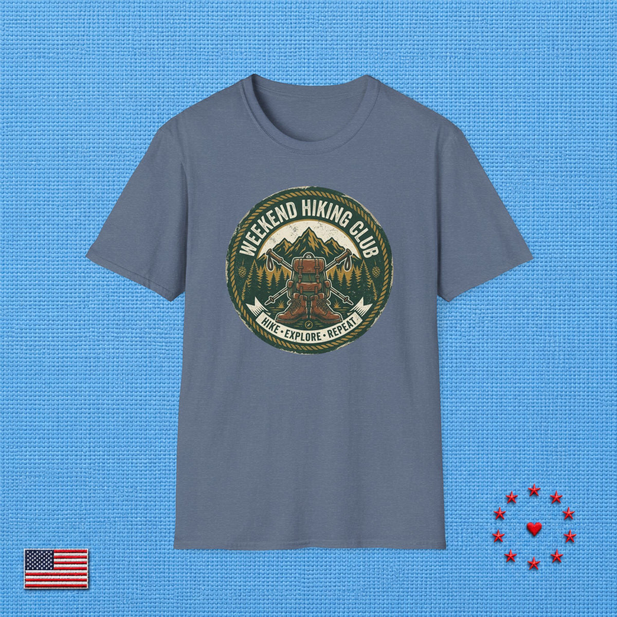 WEEKEND HIKING CLUB T‑Shirt