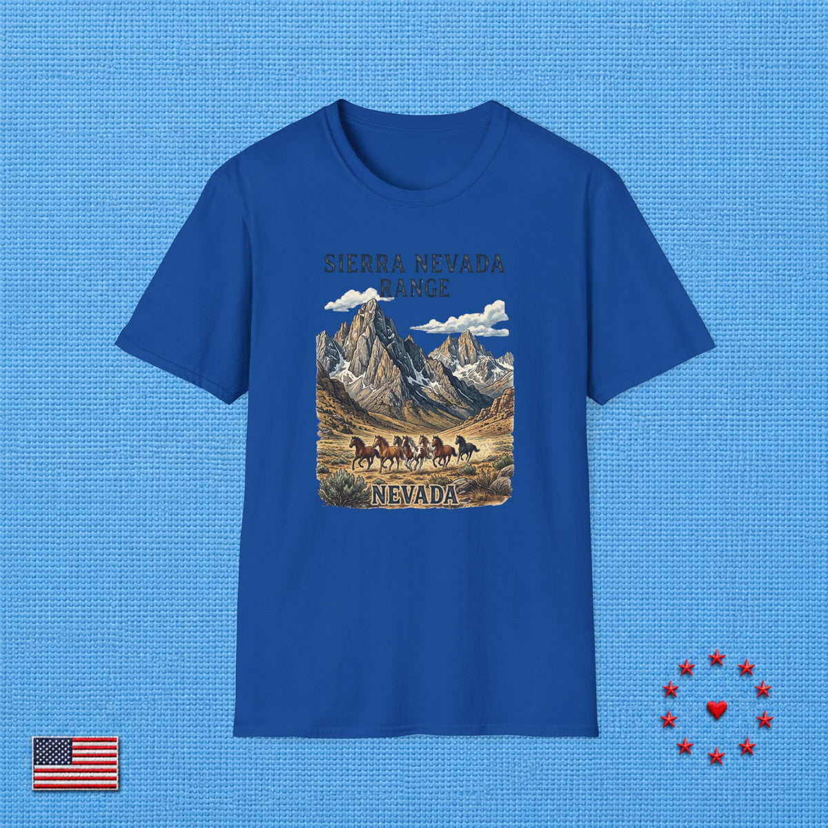 SIERRA NEVADA RANGE NEVADA T‑Shirt