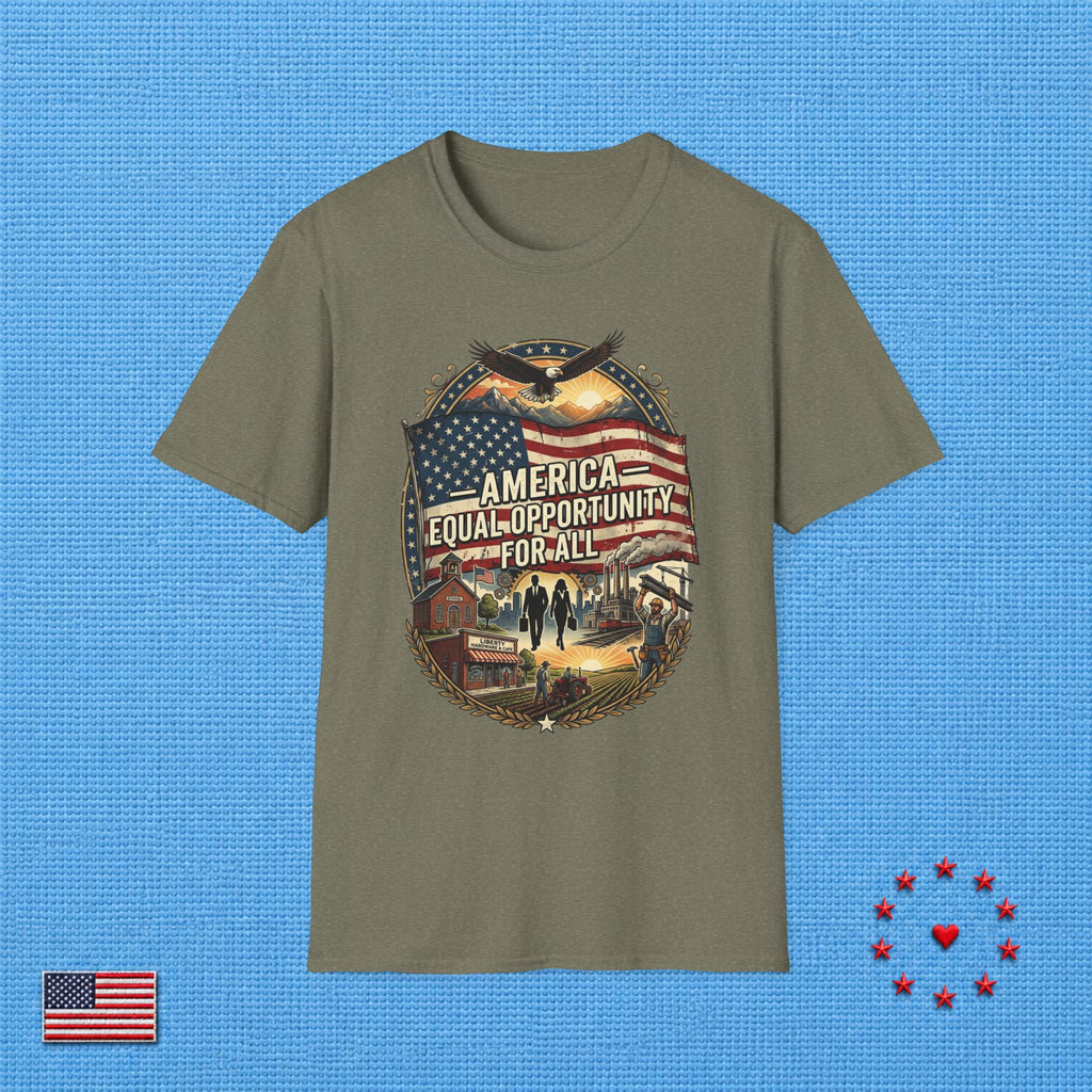 AMERICA EQUAL OPPORTUNITY FOR ALL T‑Shirt
