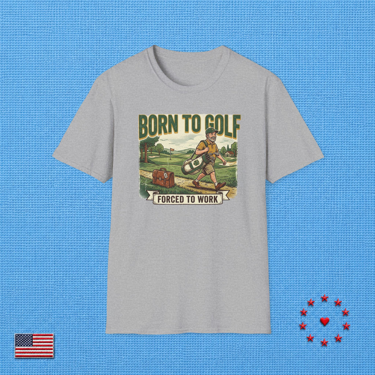 BORN TO GOLF T‑Shirt