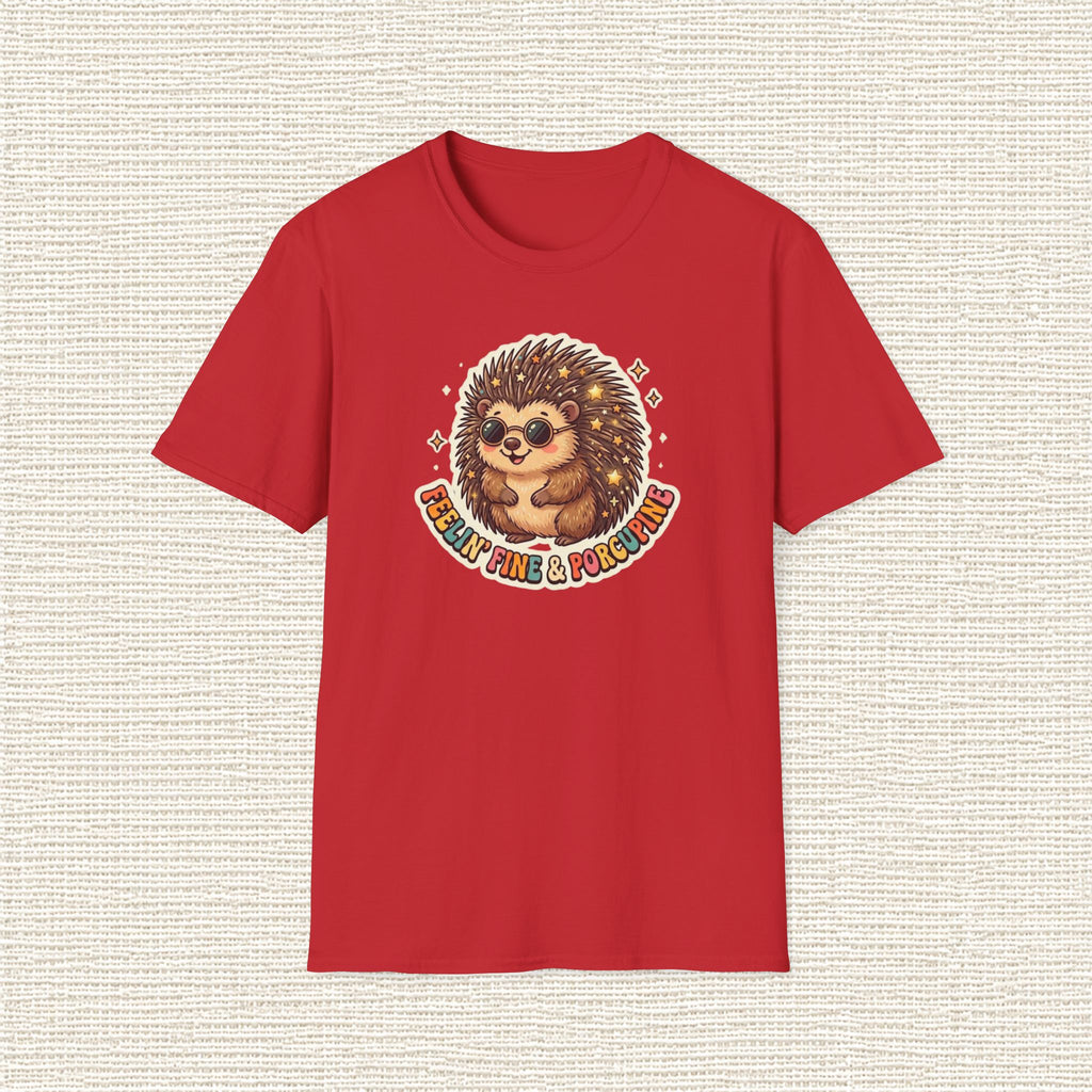 FEELIN FINE PORCUPINE T‑Shirt