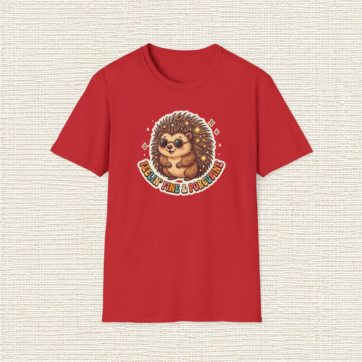 FEELIN FINE PORCUPINE T‑Shirt