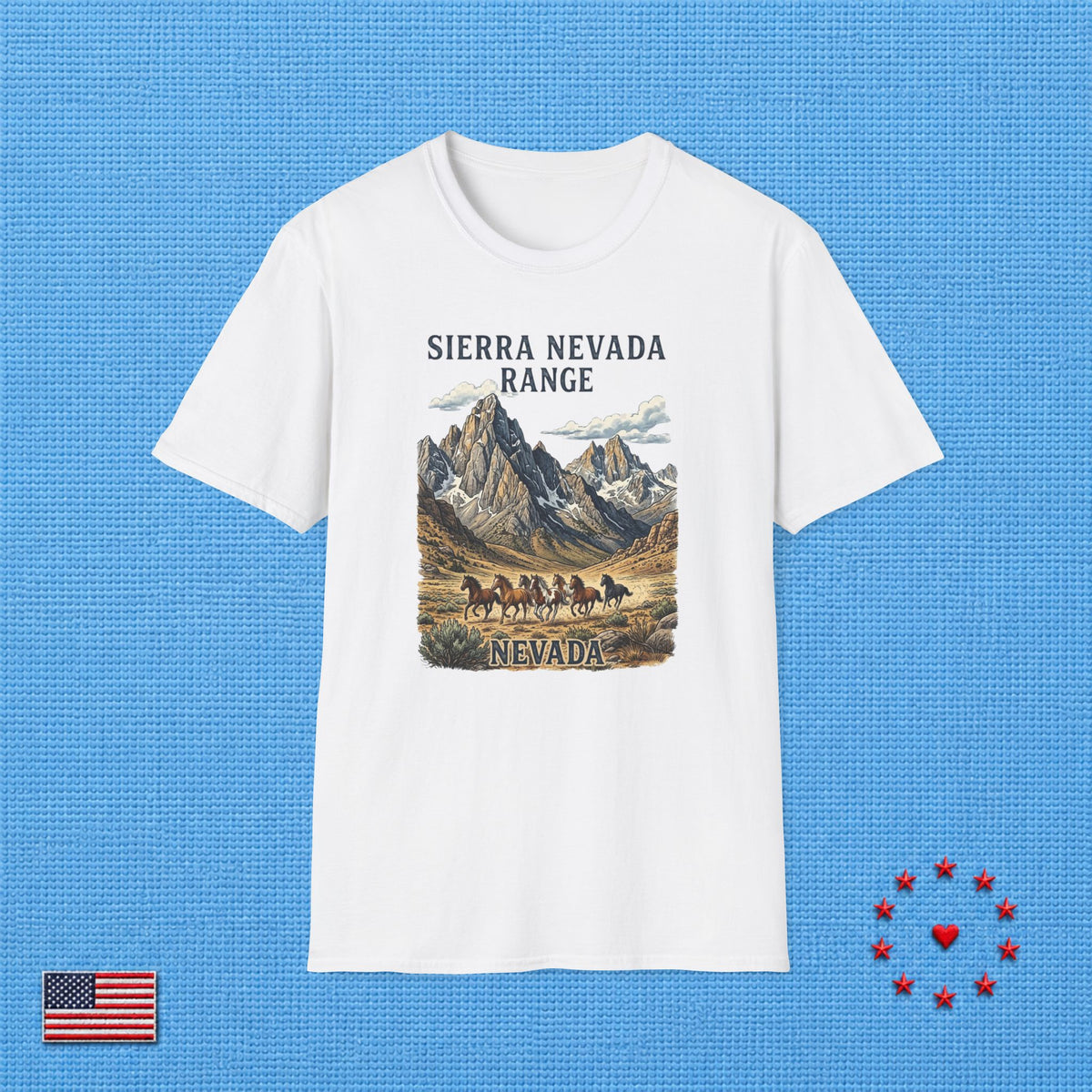 SIERRA NEVADA RANGE NEVADA T‑Shirt