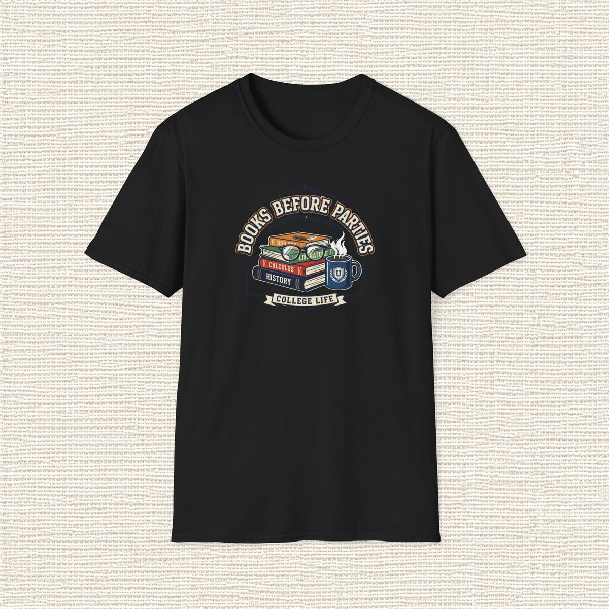 BOOKS BEFORE PARTIES T‑Shirt
