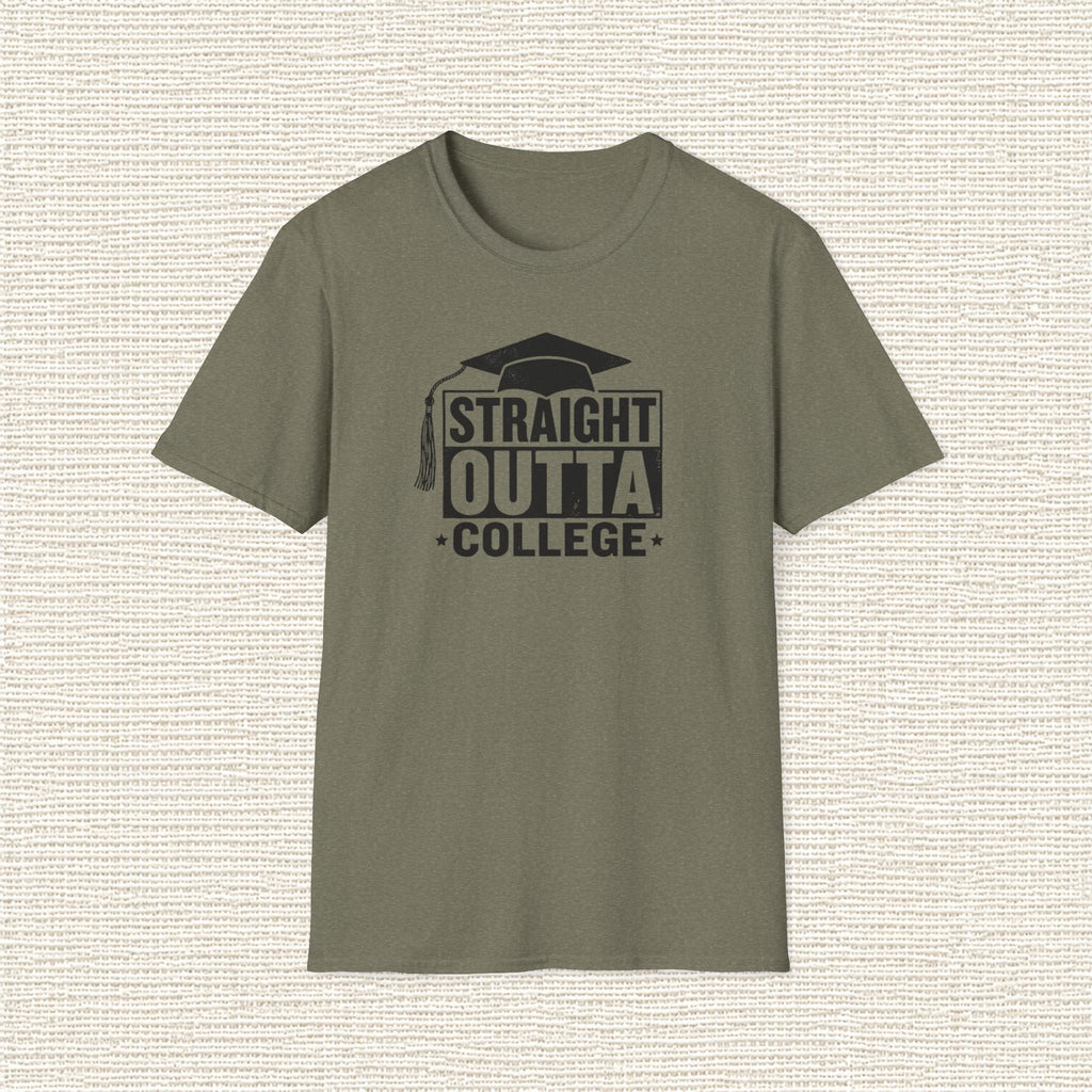 STRAIGHT OUTTA COLLEGE T‑Shirt