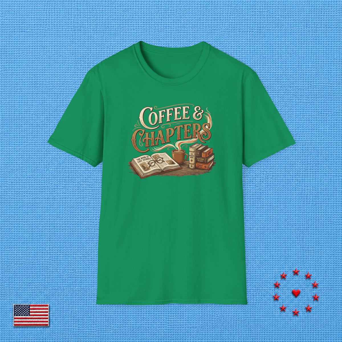 COFFEE & CHAPTERS Z T‑Shirt