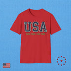 USA BORN FREE STAY FREE C T‑Shirt