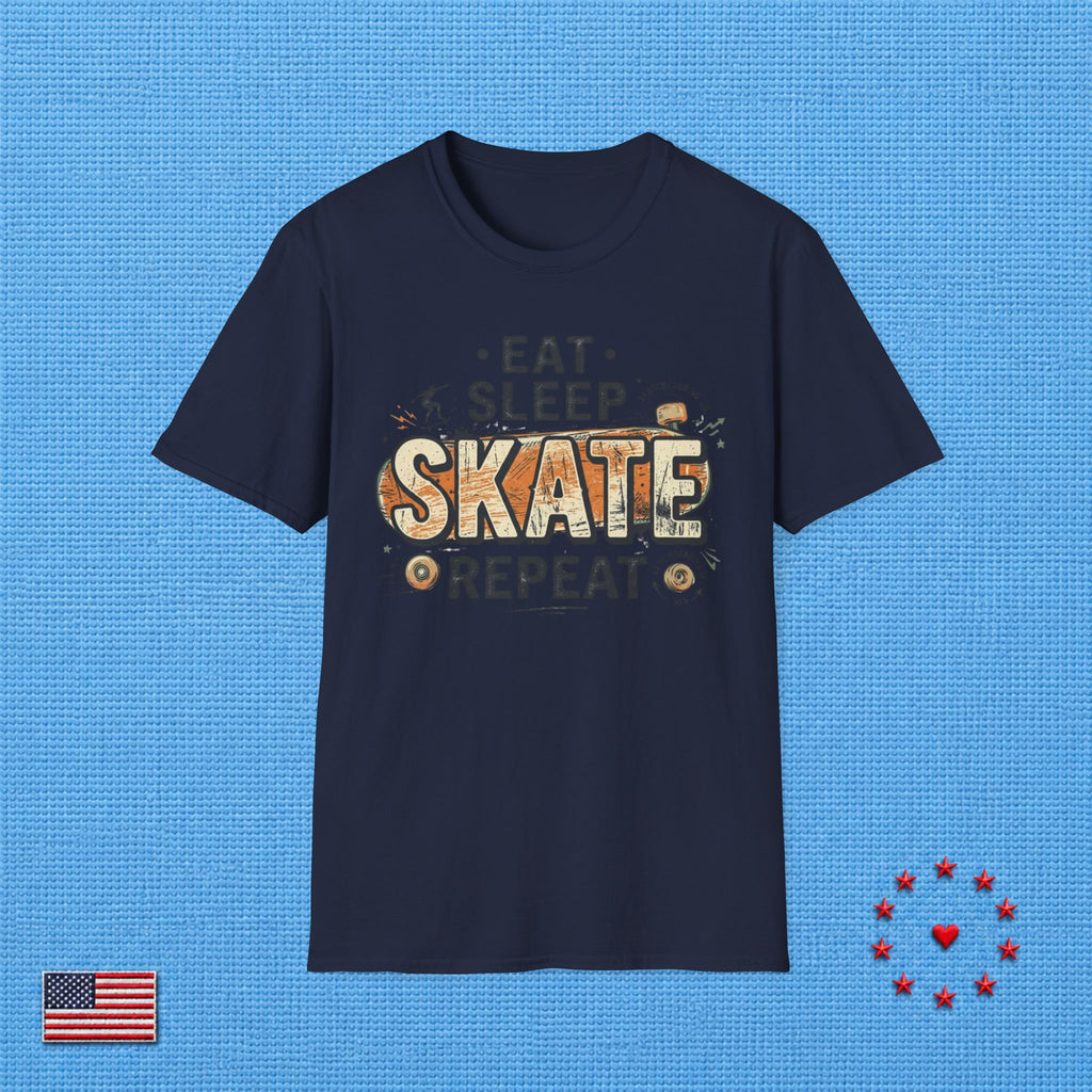 SKATE & REPEAT T‑Shirt