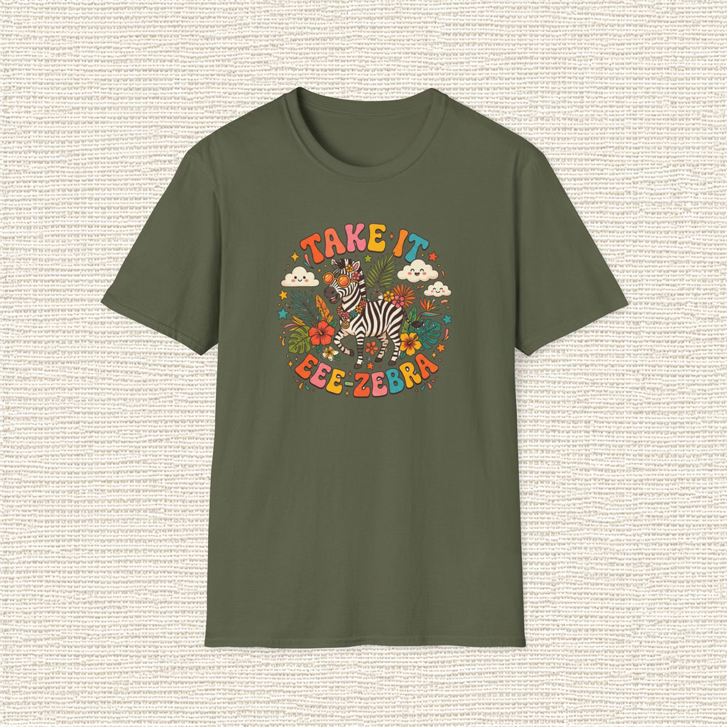 TAKE IT ZEBRA T‑Shirt