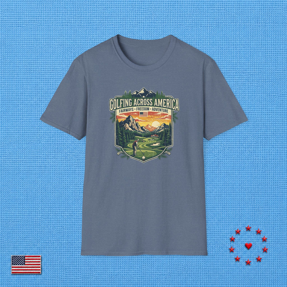 GOLFING ACROSS AMERICA T‑Shirt