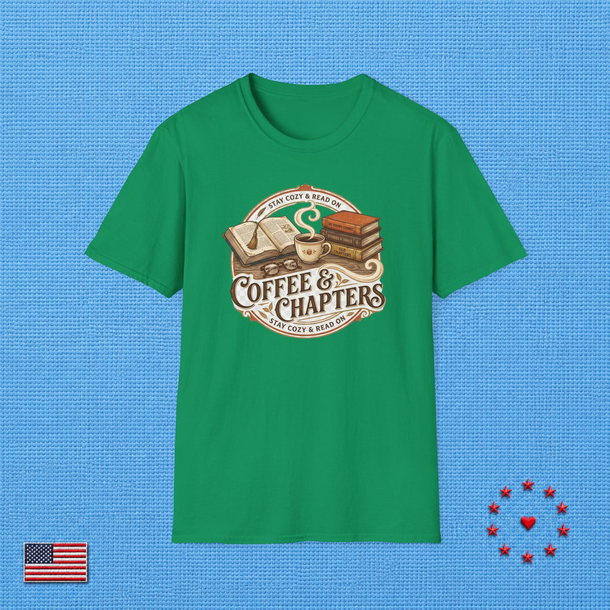 COFFEE & CHAPTERS T‑Shirt