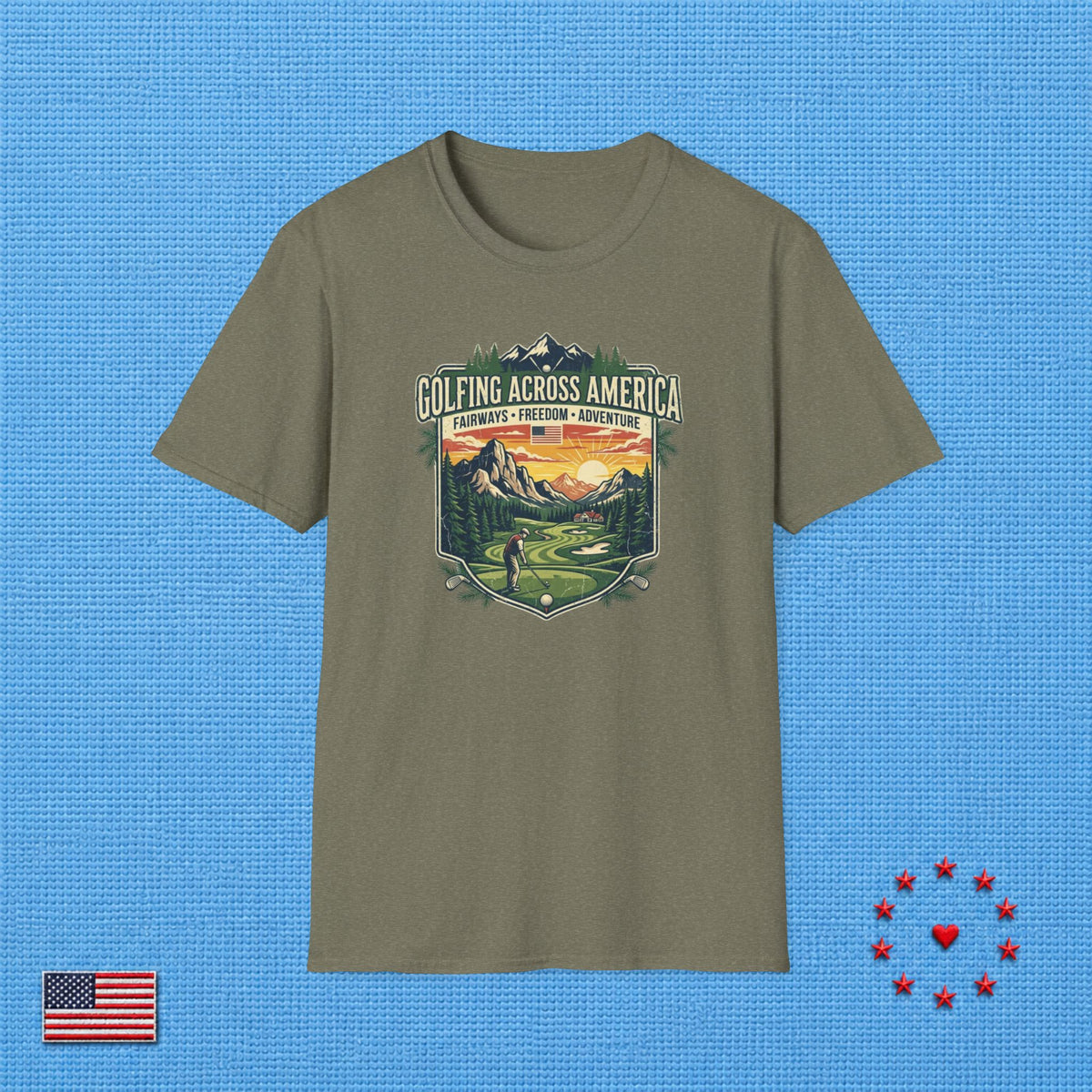 GOLFING ACROSS AMERICA T‑Shirt