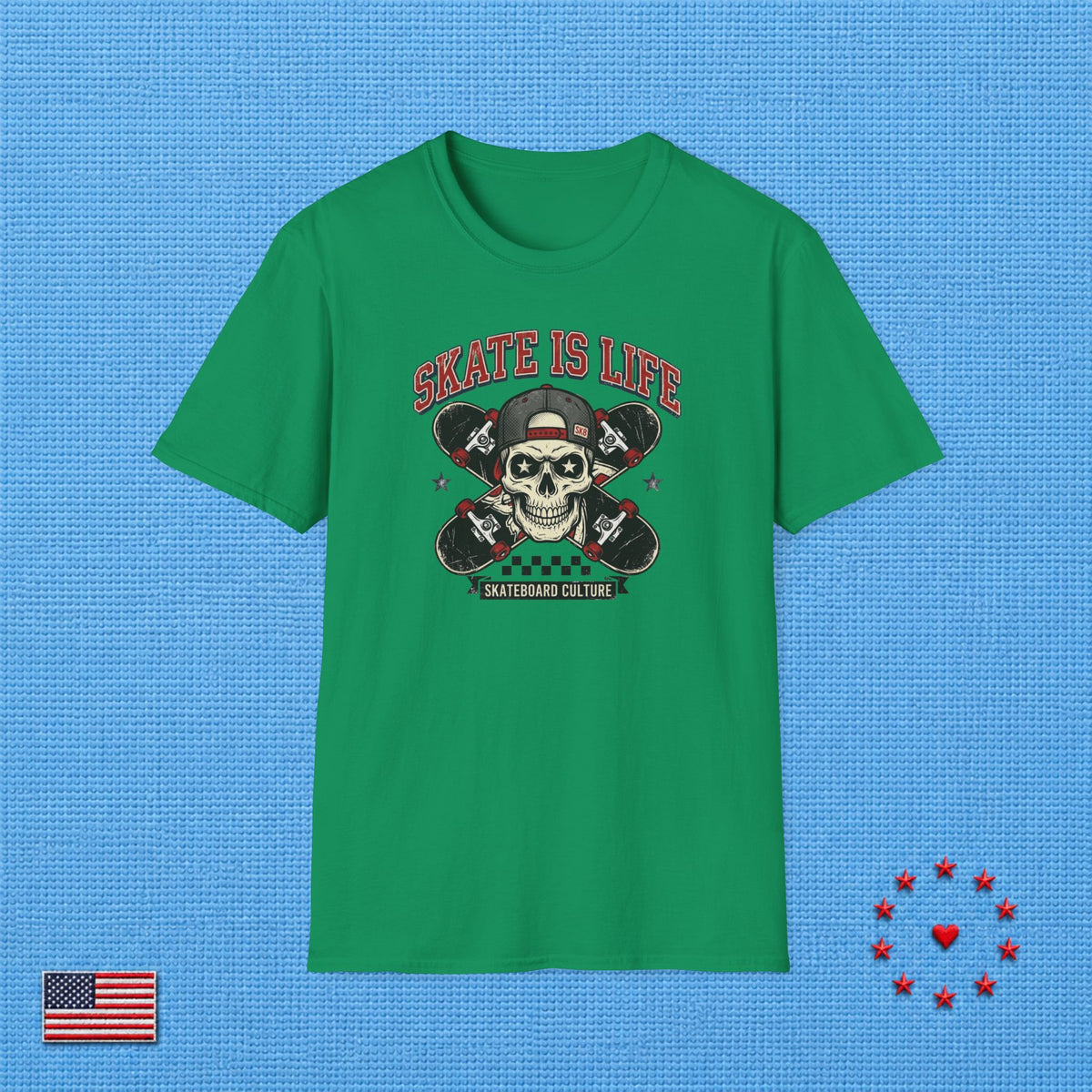SKATE IS LIFE T‑Shirt