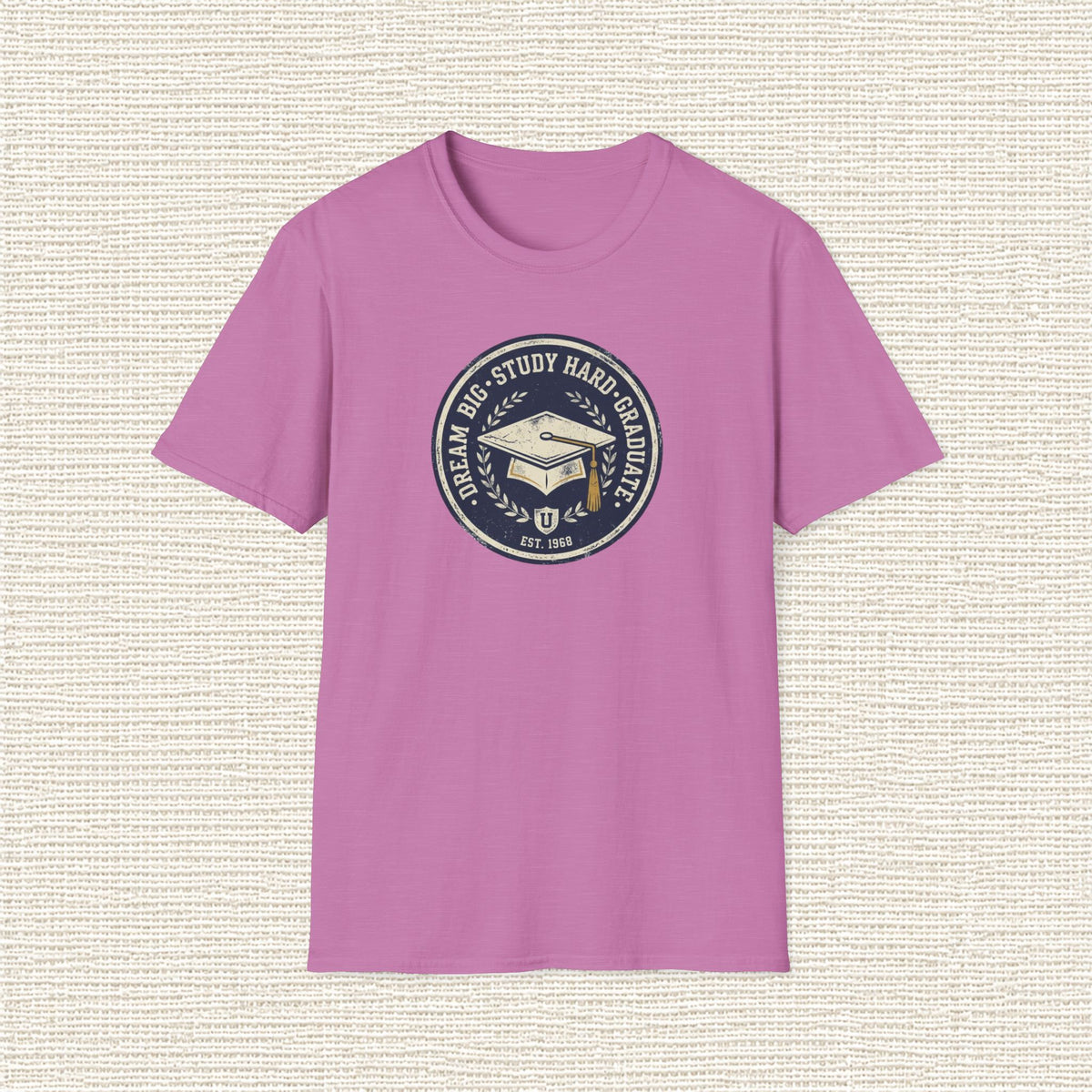 DREAM BIG STUDY HARD GRADUATE T‑Shirt