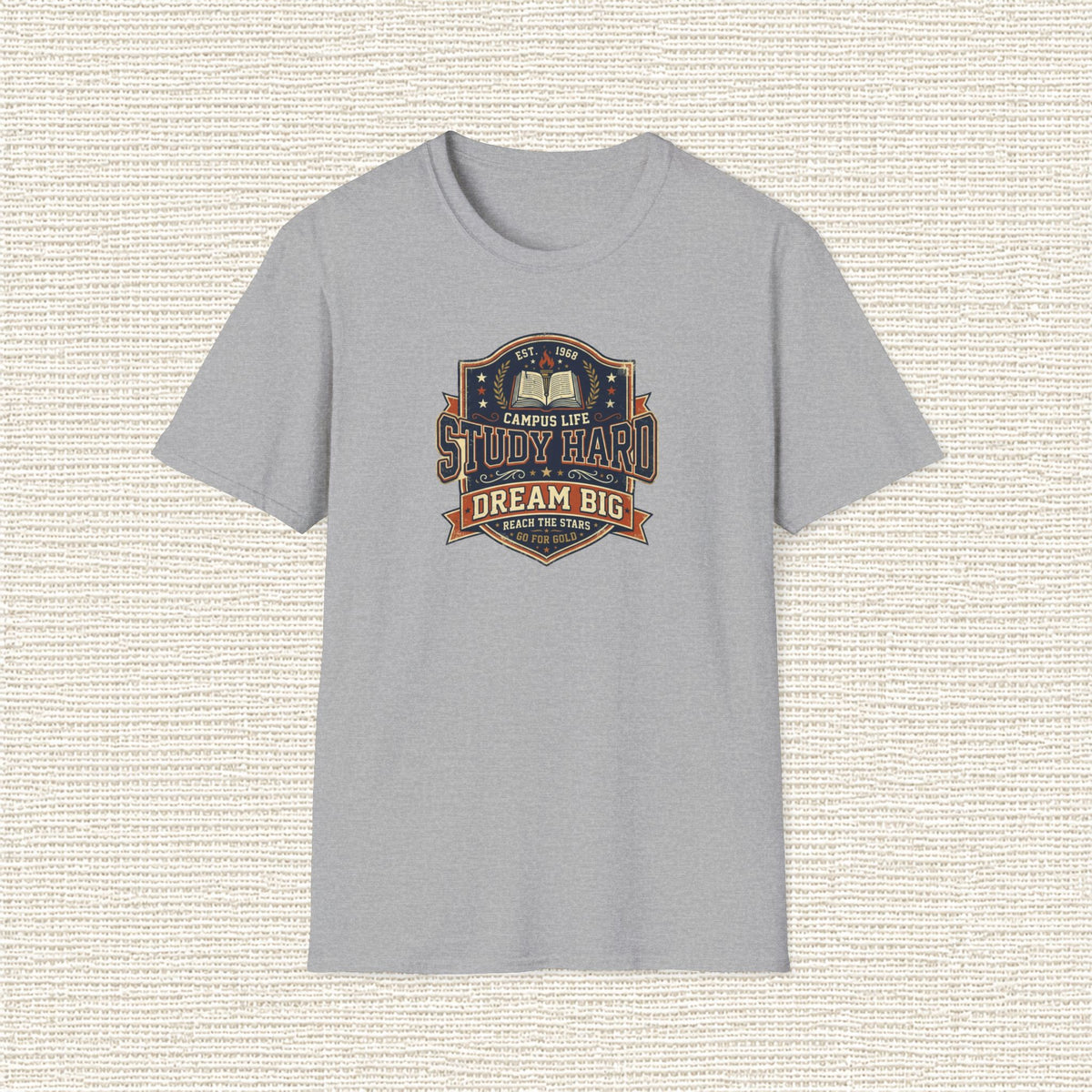 STUDY HARD DREAM BIG T‑Shirt